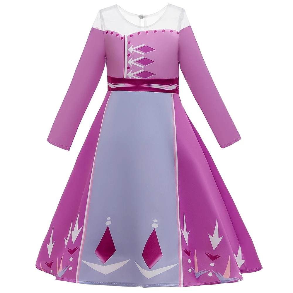 Frozen Elsa Pink Gown Costume Dress